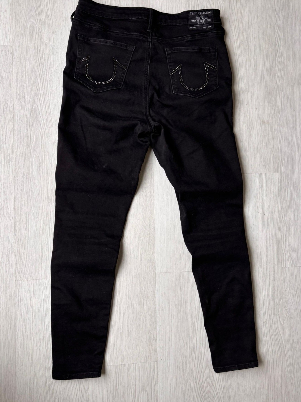 True Religion Jeans GENO Relaxed Slim NO FLAP SN Black W31 Tags Attached